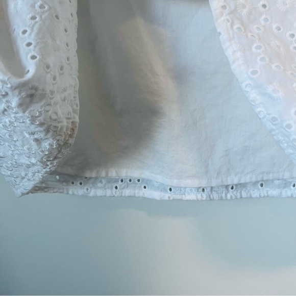 Loft Eyelet Flutter Cuff Shift Dress wedding party size 6 - Picture 12 of 14